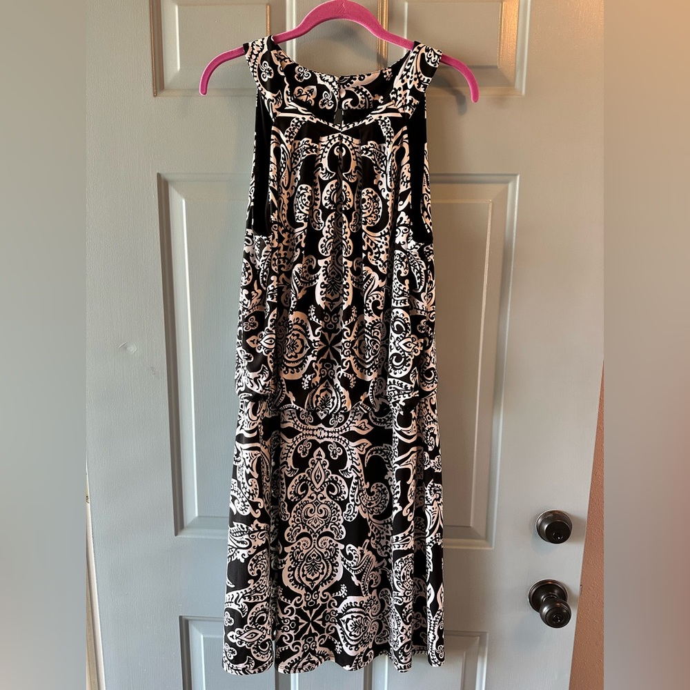 White House black market halter dress size 14
